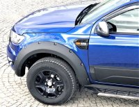 Fender flares suitable for Ford Ranger with screw optics...