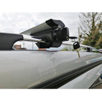 Roof rack Aero for Mercedes GLK from year of construction 2008 made of aluminum in chrome 115 cm