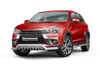 Bullbar low with plate suitable for Mitsubishi ASX years 2017-2019