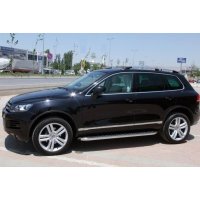 Running Boards suitable for VW Touareg 2002-2018 Hitit chrome with T&Uuml;V