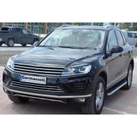 Running Boards suitable for VW Touareg 2002-2018 Hitit chrome with T&Uuml;V