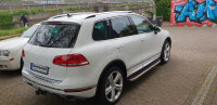 Running Boards suitable for VW Touareg R-Line 2002-2018 Hitit chrome with T&Uuml;V