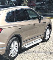 Running Boards suitable for VW Touareg R-Line 2002-2018 Olympus chrome with T&Uuml;V
