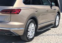 Running Boards suitable for VW Touareg 2002-2018 Olympus black with T&Uuml;V