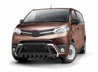 Bullbar with plate black suitable for Toyota PRO ACE years from 2016