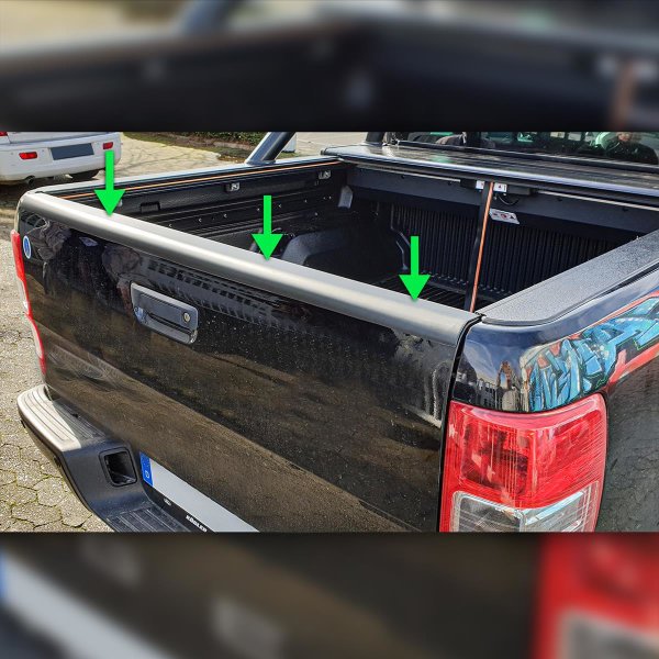 Loading sill protection for the tailgate - Ford Ranger  and Raptor from year 2012-2022