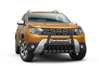 Bullbar with grille black suitable for Dacia Duster years...