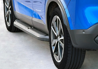 Trittbretter passend f&uuml;r Dacia Duster ab 2018 Ares Schwarz mit ABE