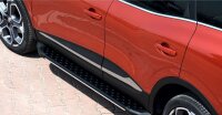 Trittbretter passend f&uuml;r Dacia Sandero Stepway ab 2009 Olympus Schwarz mit T&Uuml;V
