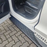 Running Boards suitable for Ford Edge from 2017 Hitit black with T&Uuml;V