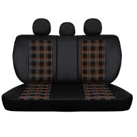 Seat covers for your Mazda BT-50 Set SporTTo in black/cinnamon