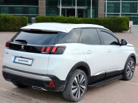 Running Boards suitable for Peugeot 3008 from 2016 Hitit black with T&Uuml;V