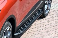 Running Boards suitable for Mitsubishi Outlander 2007-2012 Hitit black with T&Uuml;V
