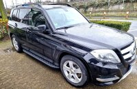 Running Boards suitable for Mercedes Benz GLK 2008-2015 Hitit black with T&Uuml;V