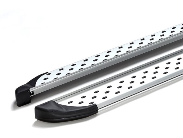 Running Boards suitable for Mercedes Benz GLK 2008-2015 Olympus chrome with T&Uuml;V