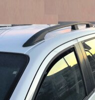 Dachreling passend f&uuml;r Nissan Navara Double Cab ab Bj. 2015 Alu Schwarz