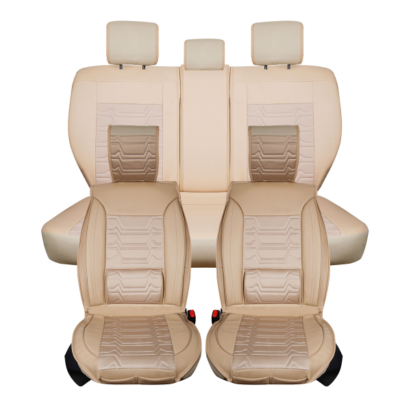 Sitzbez&uuml;ge passend f&uuml;r Mazda BT-50 Set Nashville in Beige