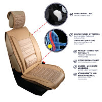 Seat covers for your Mazda BT-50 Set Nashville in beige