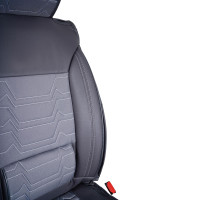 Seat covers for your Mazda BT-50 Set Nashville in dark grey