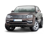 Bullbar low with grille black suitable for VW Amarok years 2016-2022