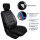 Seat covers for your Mazda BT-50 Set Nashville in black