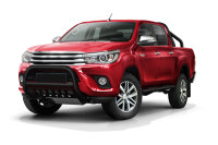 Frontschutzb&uuml;gel mit Blech in Schwarz passend f&uuml;r Toyota Hilux Bj. 2015-2018