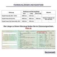 Trittbretter passend f&uuml;r Toyota Proace L2 ab 2016 Truva mit ABE