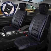 Seat covers for your Mazda BT-50 Set Nashville in black/blue