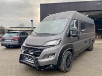 Bullbar with grille black suitable for Fiat Ducato years 2006-2022
