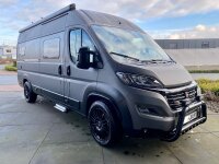 Bullbar with grille black suitable for Fiat Ducato years 2006-2022