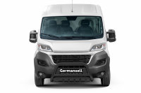 Bullbar with plate black suitable for Fiat Ducato years...