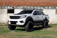 Fender flares suitable for Nissan Navara with screw optics from year of construction 2015 with T&uuml;v ABE