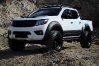 Fender flares suitable for Nissan Navara with screw optics from year of construction 2015 with T&uuml;v ABE
