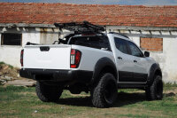 Fender flares suitable for Nissan Navara with screw optics from year of construction 2015 with T&uuml;v ABE