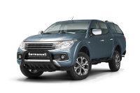 Bullbar with grille black suitable for Fiat Fullback...