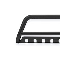 Bullbar with plate black suitable for Fiat Fullback years from 2015