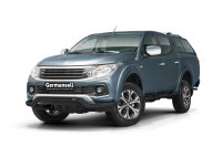 Bullbar low black suitable for Fiat Fullback years from 2015