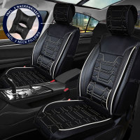Seat covers for your Ford Ranger Set Nashville in black/white