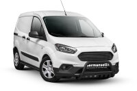Frontschutzb&uuml;gel mit Blech in Schwarz passend f&uuml;r Ford Courier Bj. ab 2018