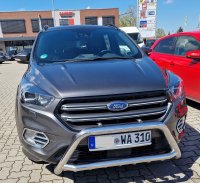 Bullbar with grille suitable for Ford Kuga years 2017-2019
