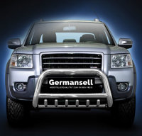 Bullbar with cross bar and axle-plate Ford Ranger from...
