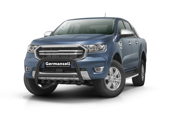 Bullbar with grille black suitable for Ford Ranger years from 2019