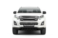 Bullbar low with grille black suitable for Isuzu D-MAX years 2012-2017
