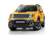 Bullbar with grill in black - Jeep Renegade up 2014