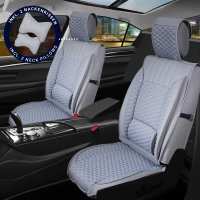 Front seat covers for your Audi Q5 from 2008 2er Set Wabendesign