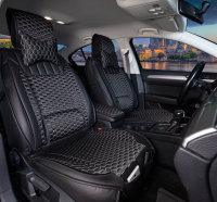 Front seat covers for your Audi Q7 from 2005 2er Set Wabendesign
