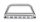 Bullbar with plate suitable for Kia Sportage years 2008-2010