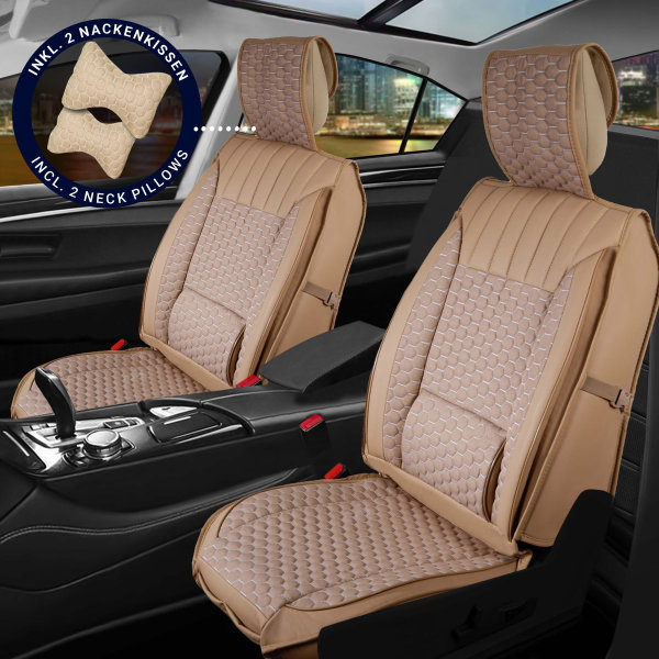 Sitzbezüge Schonbezüge für Dacia Duster schwarz-rot V12 Vordersitze