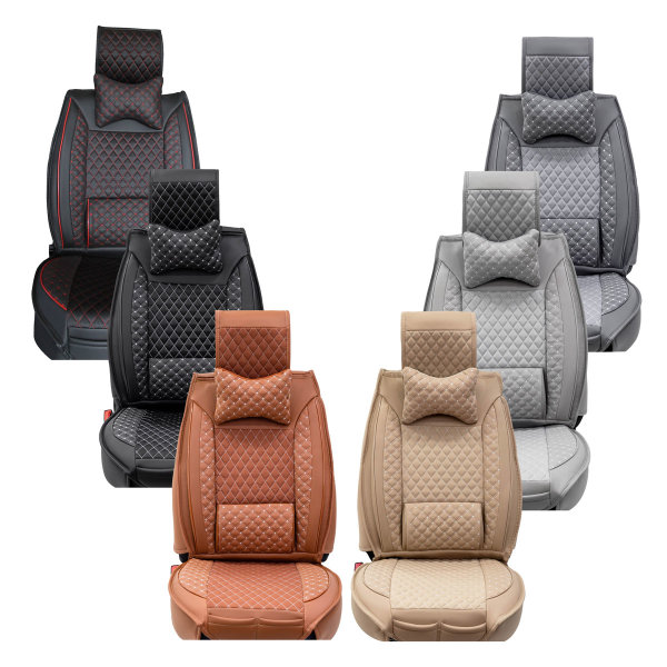 Seat covers for your BMW 5er Gran Turismo from 2009 2er Set Karodesign