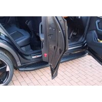 Trittbretter passend f&uuml;r Audi Q2 ab 2016 Ares Schwarz mit ABE